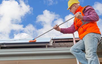 Metal Bridge soft wash roof cleaning